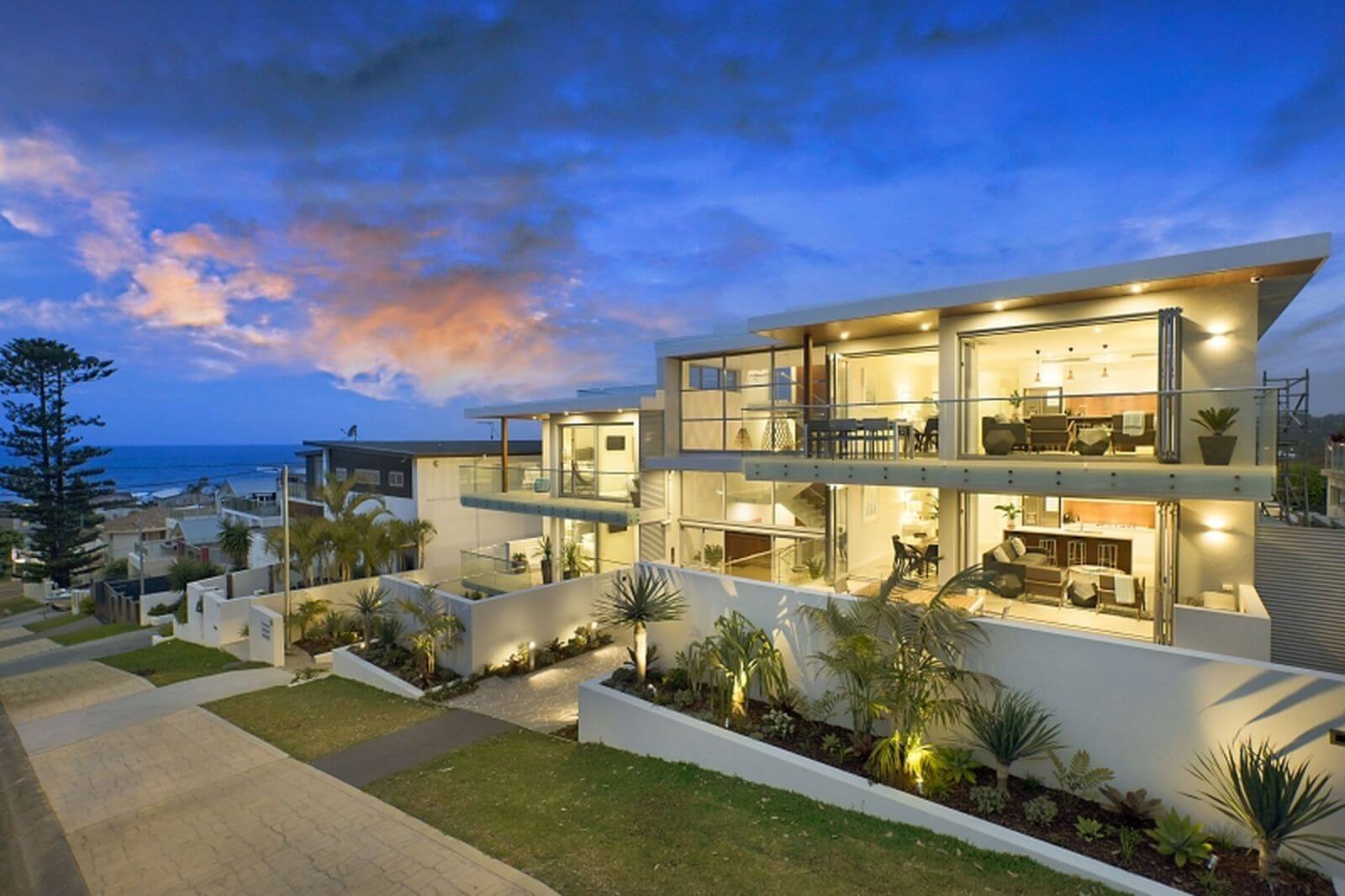 Terrigal apartments outdoor electrical installation